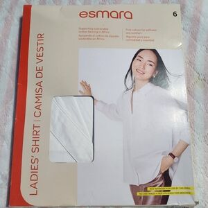 Esmara White Ladies' Shirt 6 New 100 % Cotton